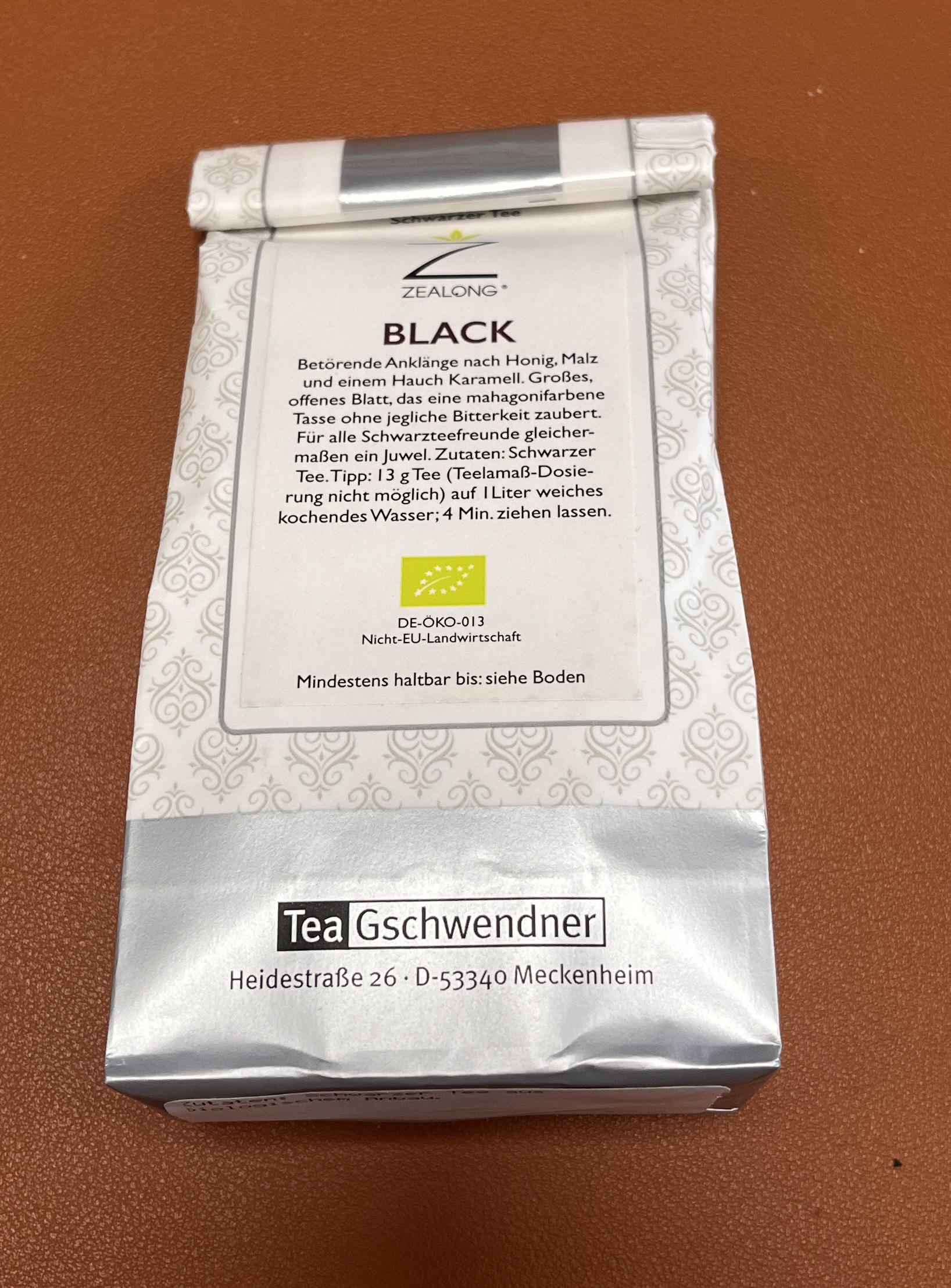 Neuseeland Zealong Black Bio